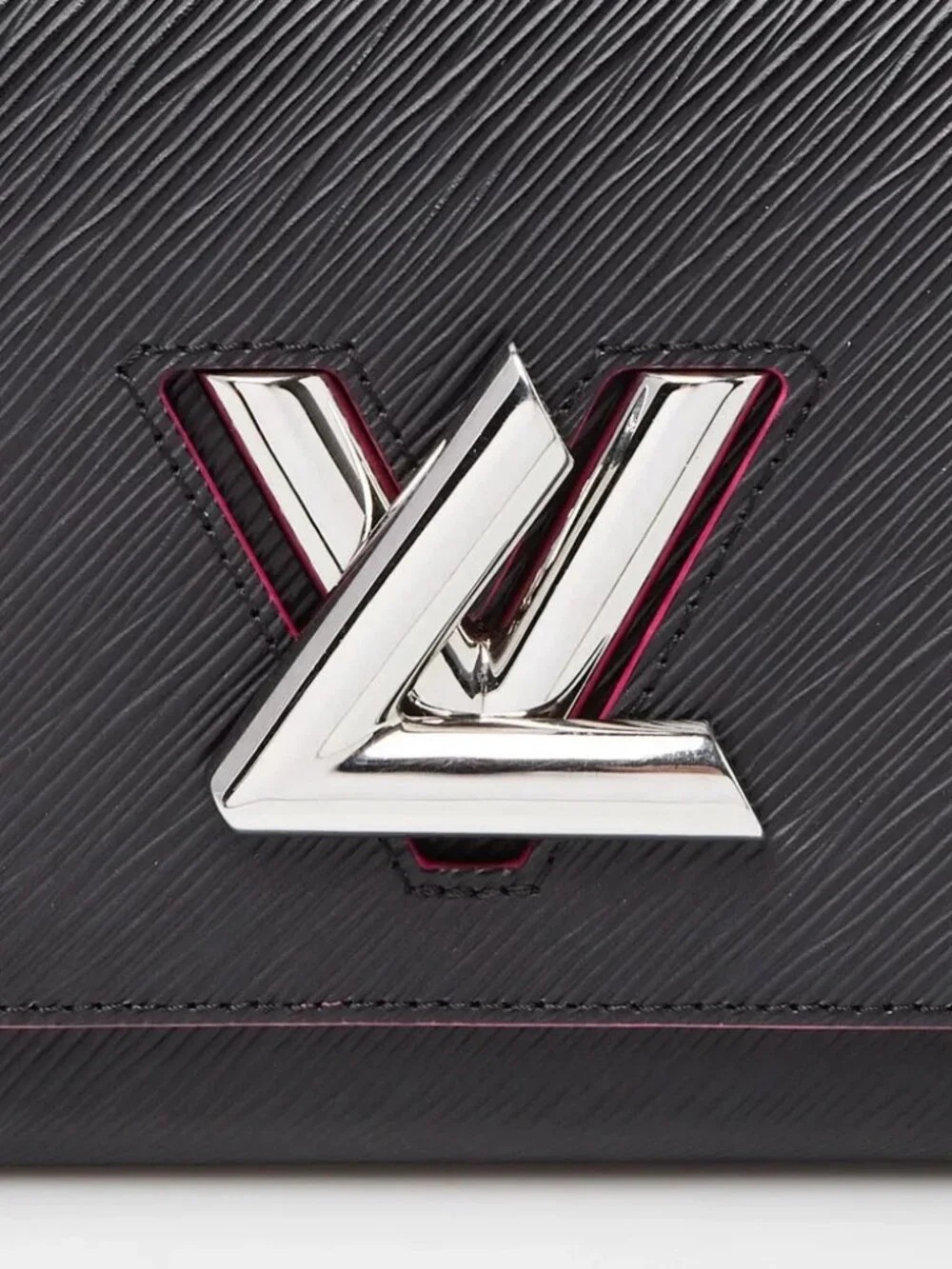 Louis Vuitton Black Epi Leather Twist MM Bag